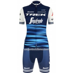 Conjunto Maillot + Culotte Corto 2019 Trek-Segafredo Mujer N003